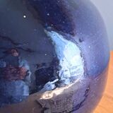 Blue ceramic lamp base