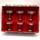 6 STAINLESS STEEL ICE CREAM CUPS, vintage, Le Grün Du vert Orfèvres