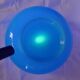 Art Deco Ceiling Lamp Turquoise Opaline Glass