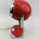 Eye ball lamp orange oval vintage year 70's