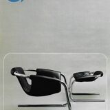 Pair of Orbita leather armchairs by Duncan & Dave Dickinson