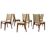1960s Johannes Andersen Dining Chairs, set of 6, Denmark