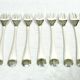 Christofle – 12 Silver Plated Cake Forks, America Model