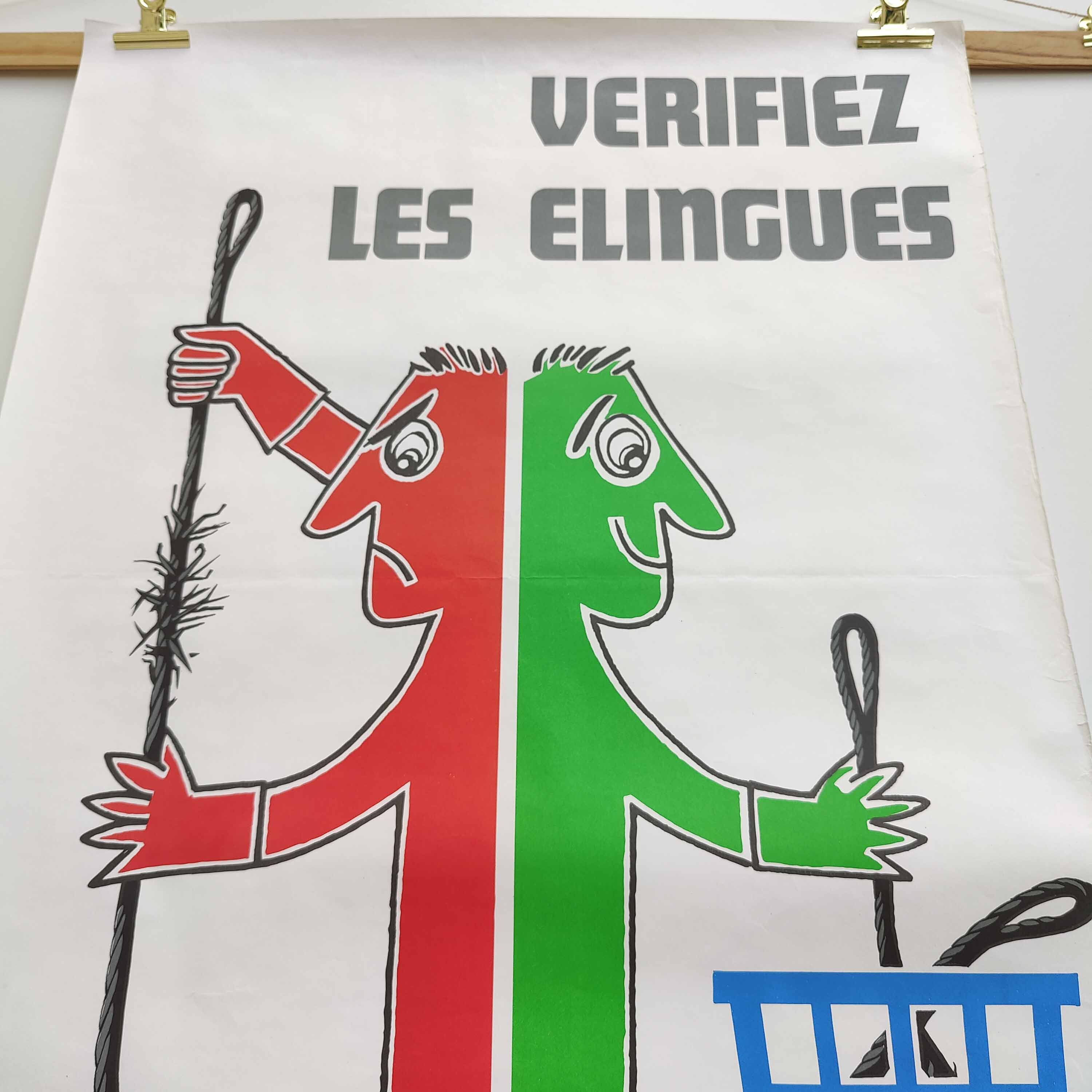 Vintage poster INRS 1982