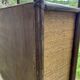 Bamboo and woven fibre shelving unit 1970
