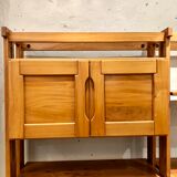 Regain 1970 modular library in solid elm