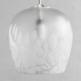 Lampe suspendue en verre tchécoslovaque, années 1970
