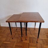 Set of 2 vintage nesting tables