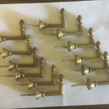 Brass tiebacks (pair)