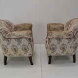 Pair of Mid-century Armchairs,Czechoslovakia,1950's.