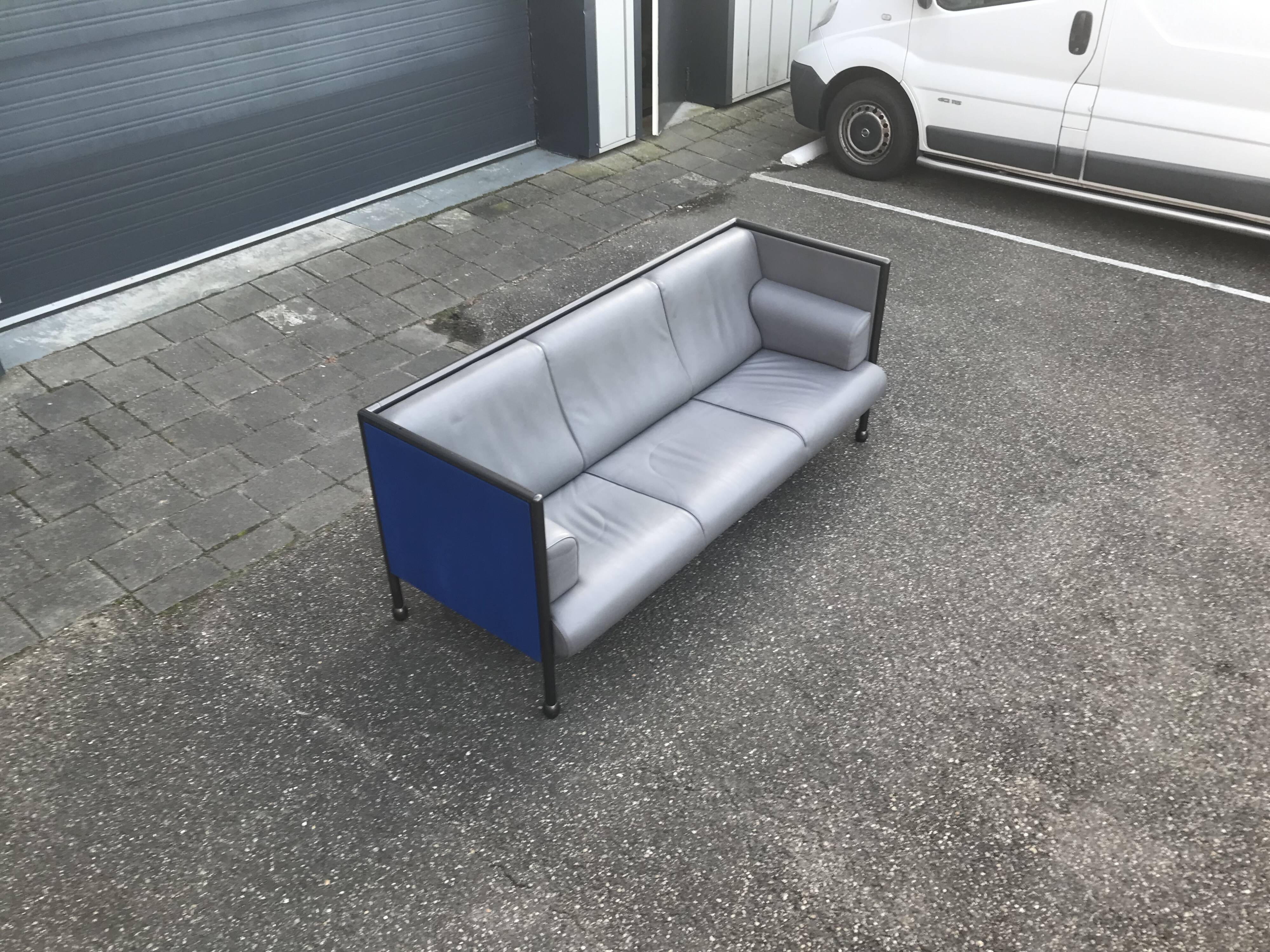 Postmodern Danube 850 3-seater sofa by Ettore Sottsass for Cassina 1992