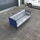 Postmodern Danube 850 3-seater sofa by Ettore Sottsass for Cassina 1992