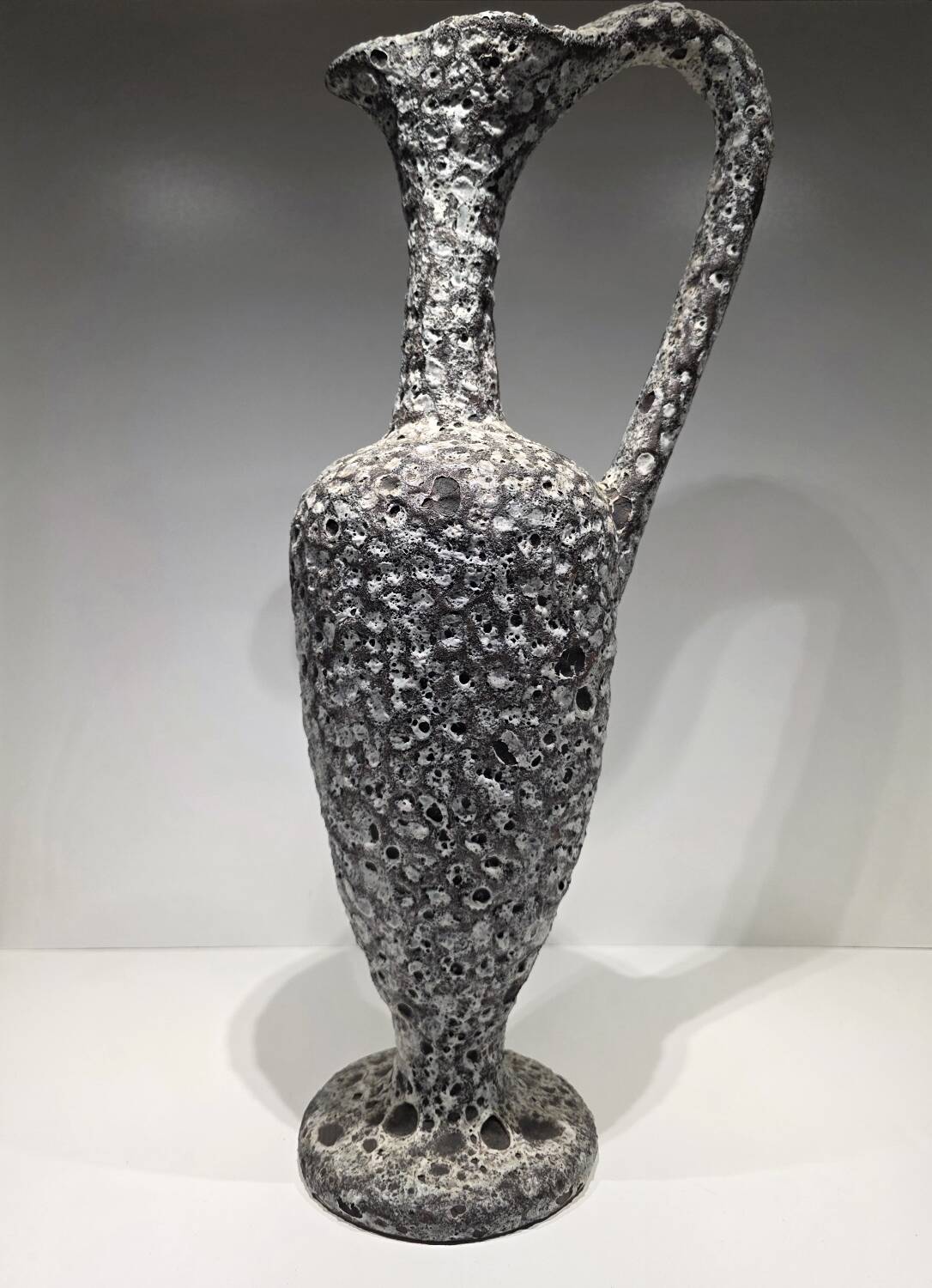 Lava ceramic jug vase Annette Roux