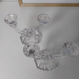 Glass candle holder