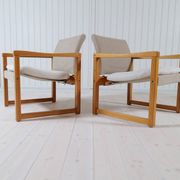 Karin Mobring Diana mid-century modern armchairs by Ikea in Sweden, 1970s.