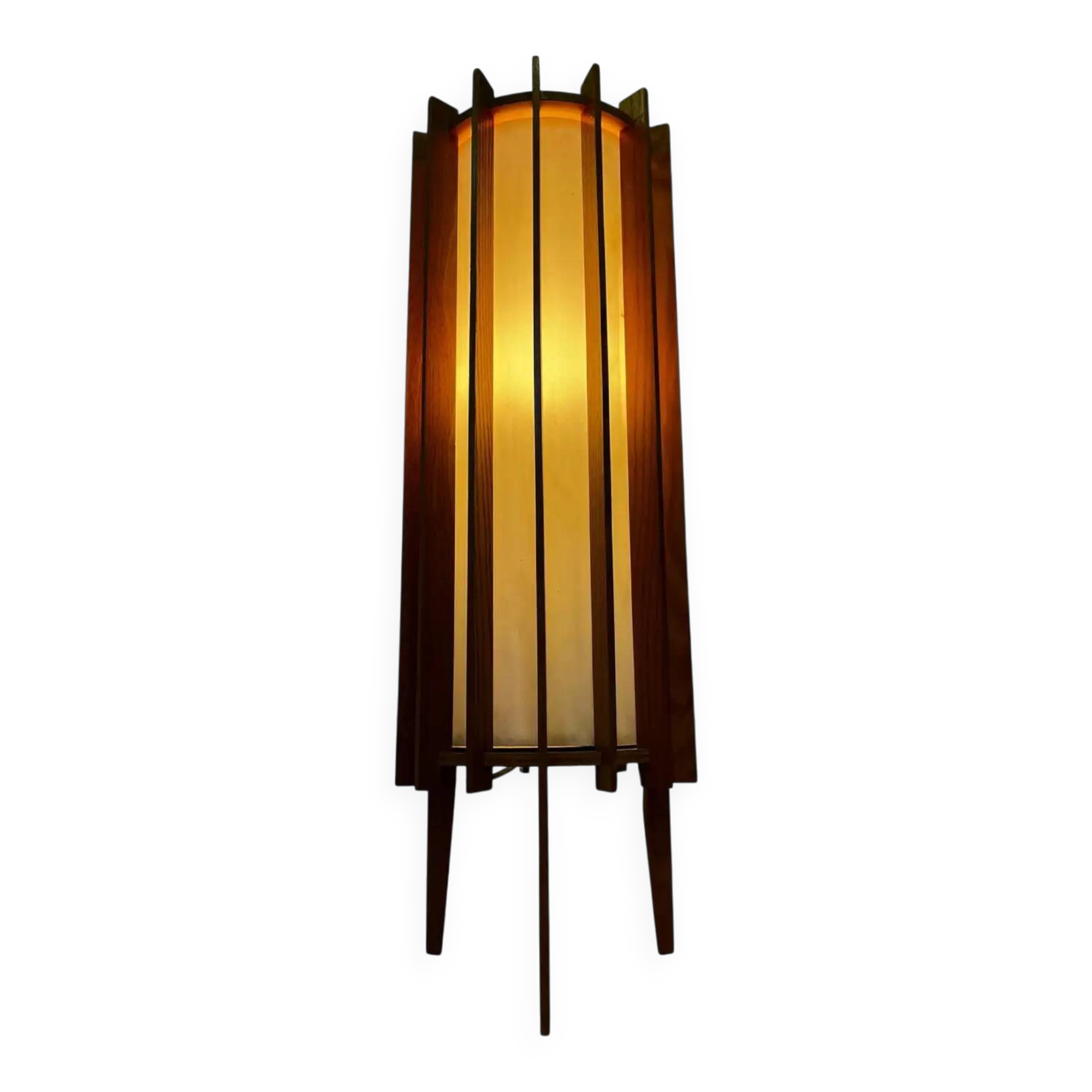 Midcentury Space Age floor lamp "Rocket" by Pokrok Zilina, 1960s