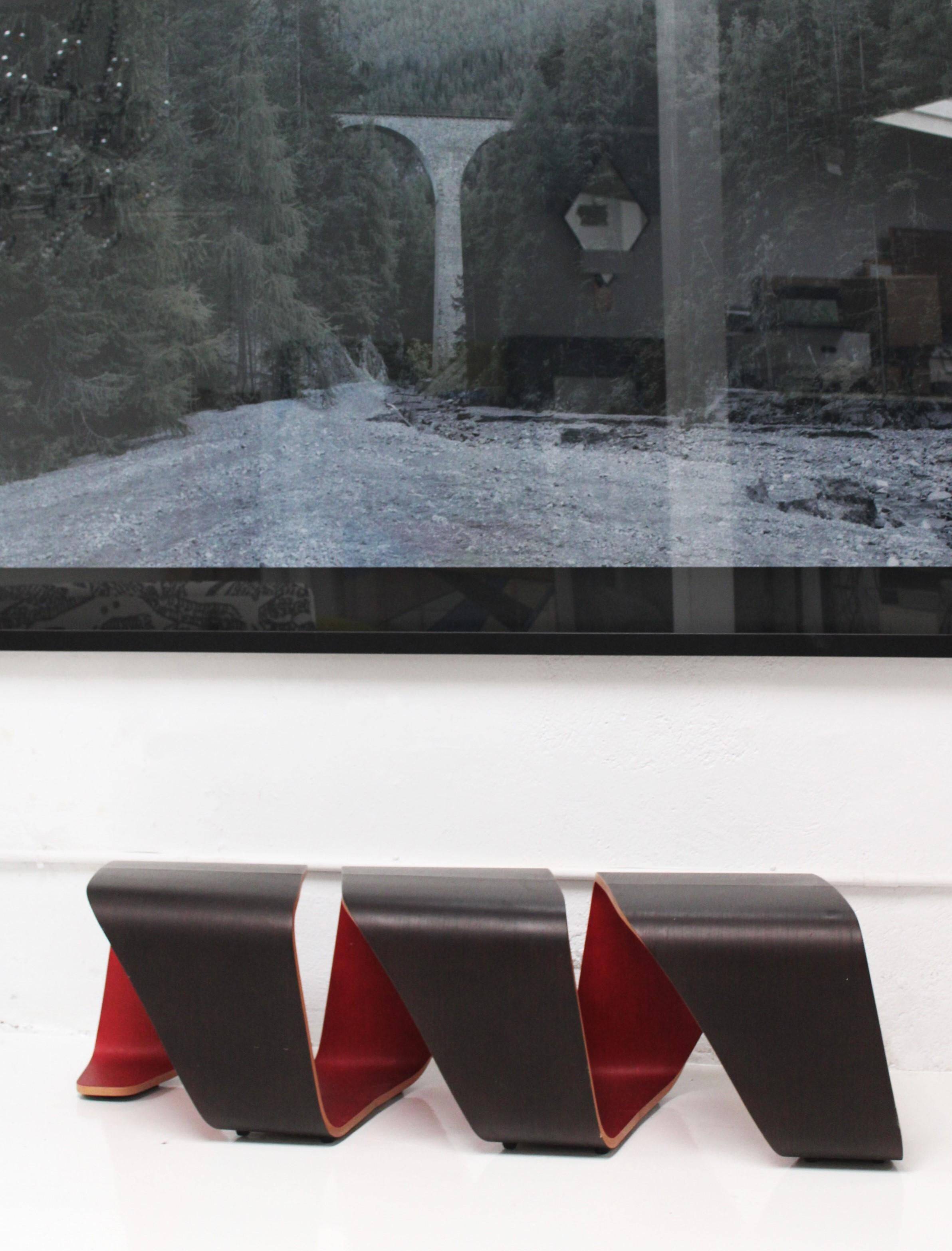 Dna Modular Bench Made in Wood by Leonardo Rossano and Debora Mansur 2013.