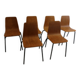 6 stone guariche papyrus chairs
