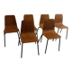 6 chaises papyrus pierre guariche