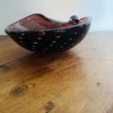 Empty shell pocket in Murano glass, Italy 1960