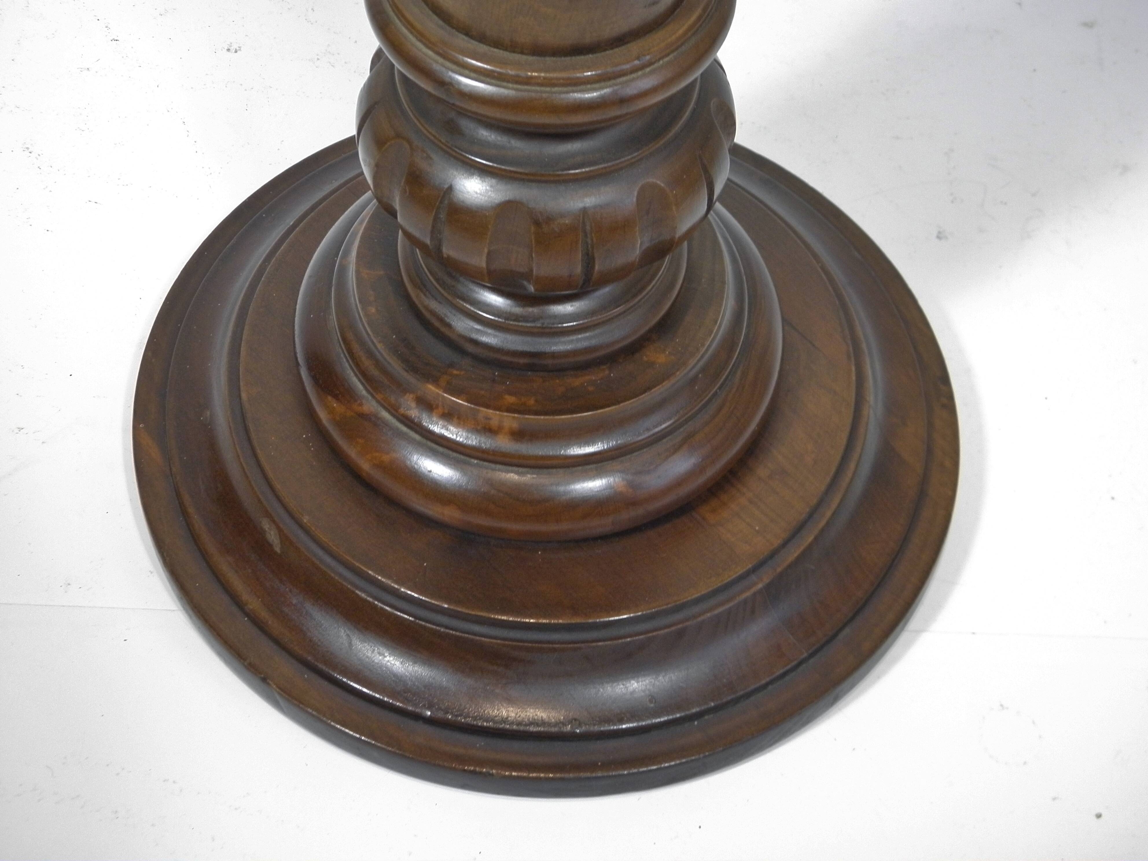 Wooden column pedestal 85 cm