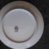 1 set of 6 Art Deco dessert plates made of Limoges porcelain