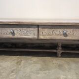 Banc ou console basse 5 tiroirs 272cm
