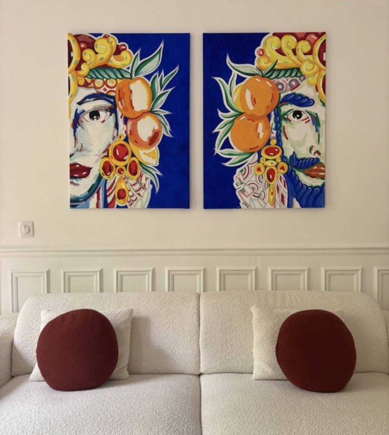 2 contemporary paintings