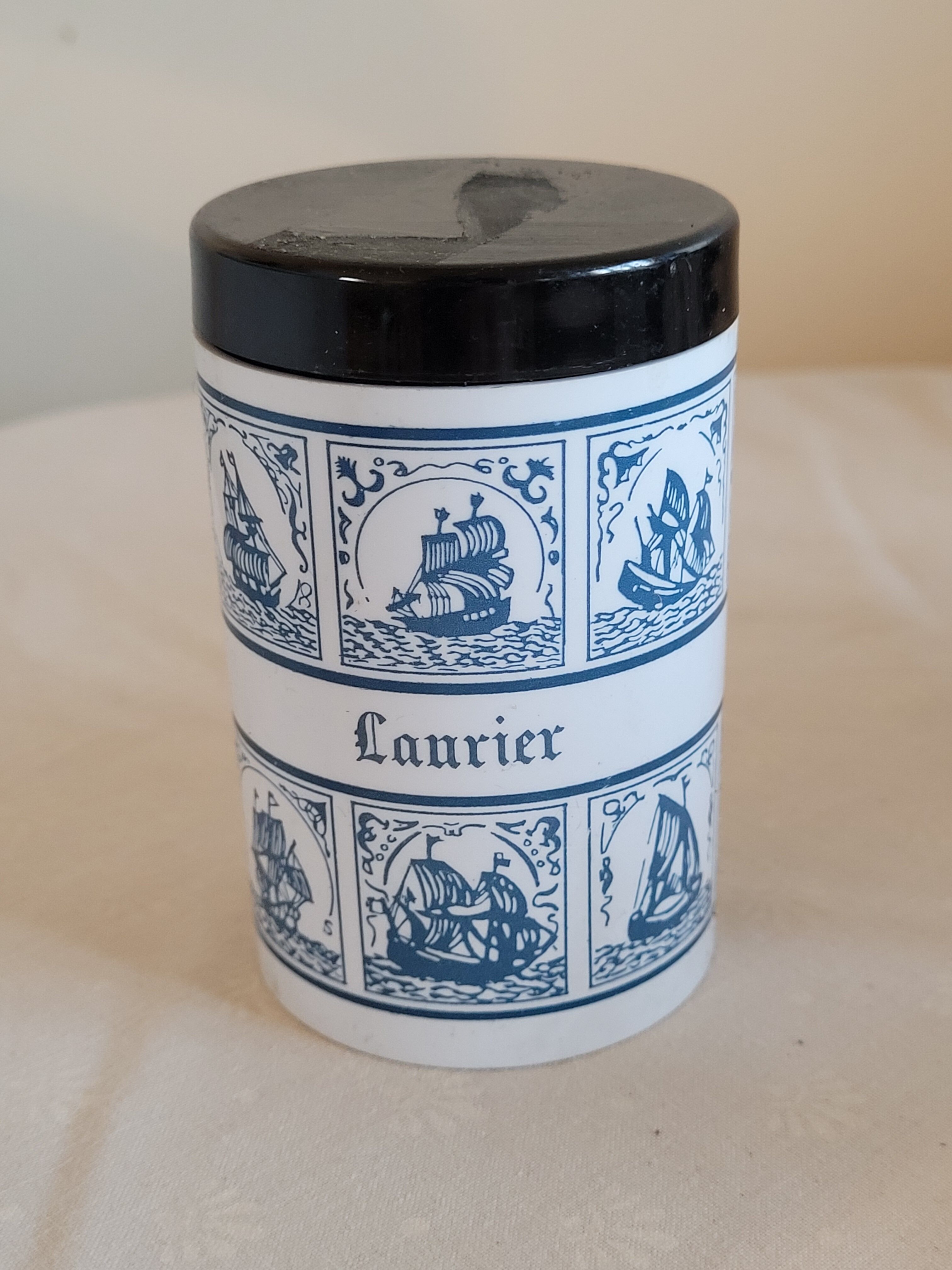 4 pots à épices - Ariel - vintage