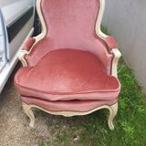 Louis XV style bergère armchair