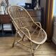 Fauteui en rotin - charme vintage look authentique