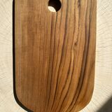 Rounded rectangular monoxyl teak cutting or presentation board L:34
