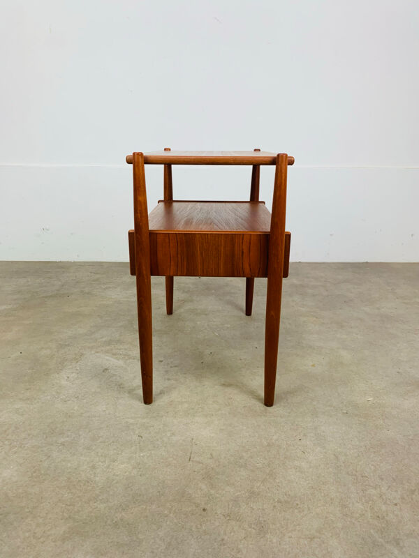 Table de chevet scandinave en teck, années 60