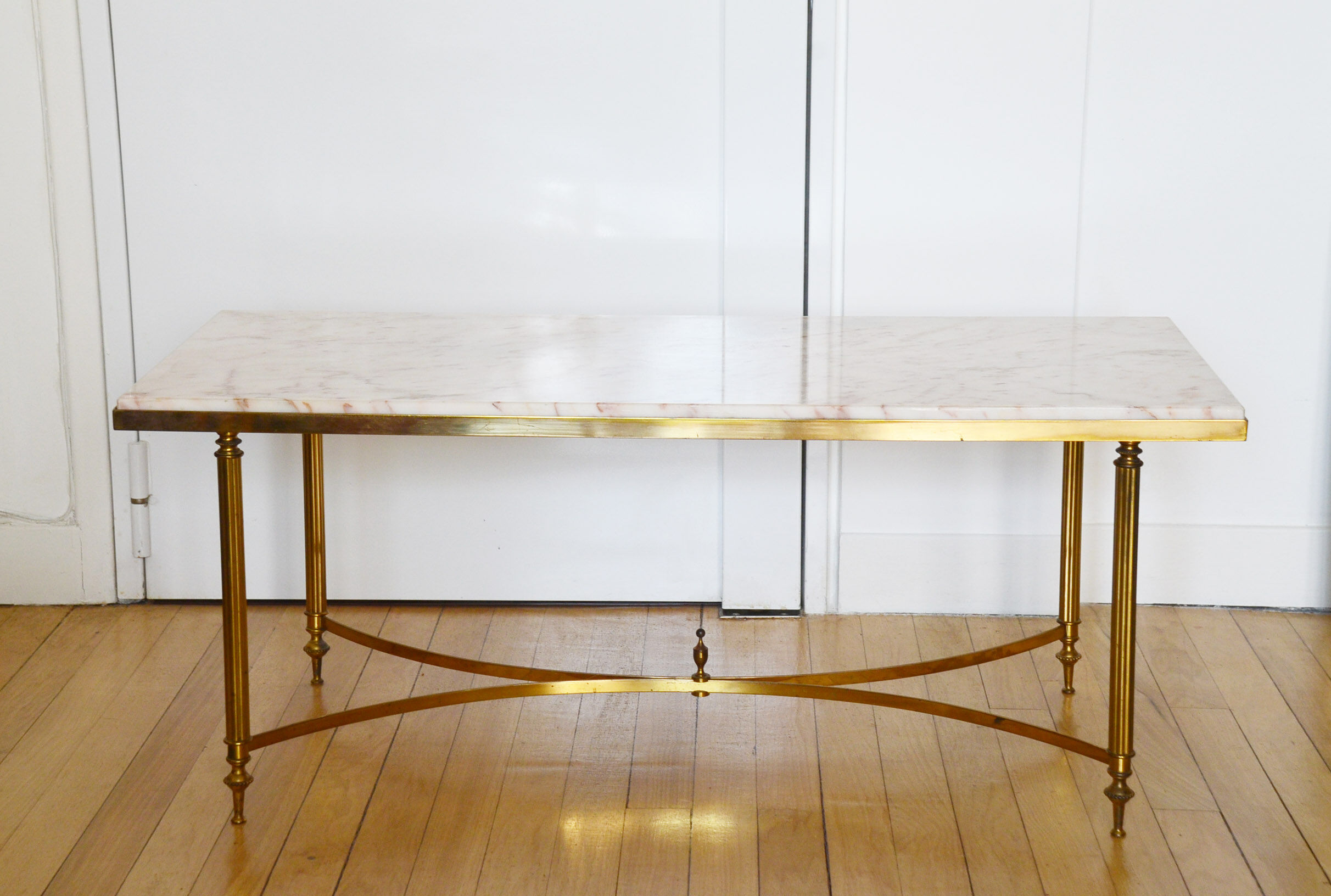 Table low 60s marble neoclassical style