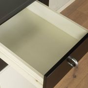 1980s chest of drawers with clear contrast design