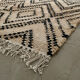 Tapis kilim, chanvre et coton tissé à la main