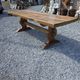Table monastère en chêne massif,  243cm de L