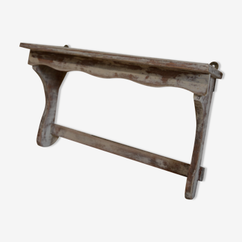 Shelf hook patinated country style