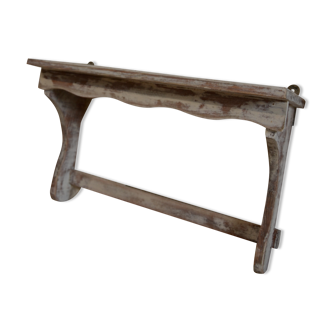 Shelf hook patinated country style