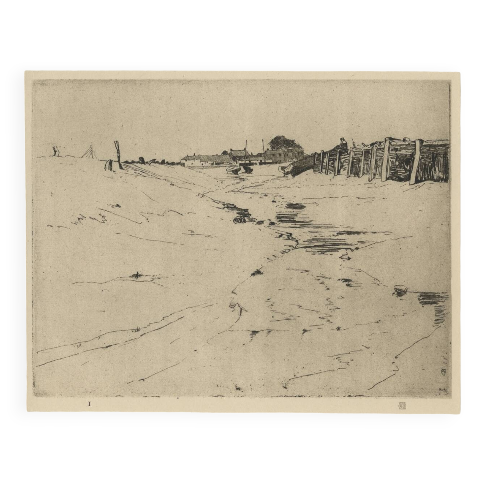 For Flora, 2 Reproductions engraving Frank Short, Plate 1 and 2