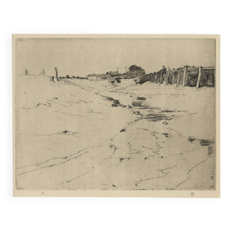 For Flora, 2 Reproductions engraving Frank Short, Plate 1 and 2
