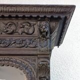 Renaissance oak library buffet from the 19th century.