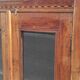Teak glass cabinet two doors and a drawer
