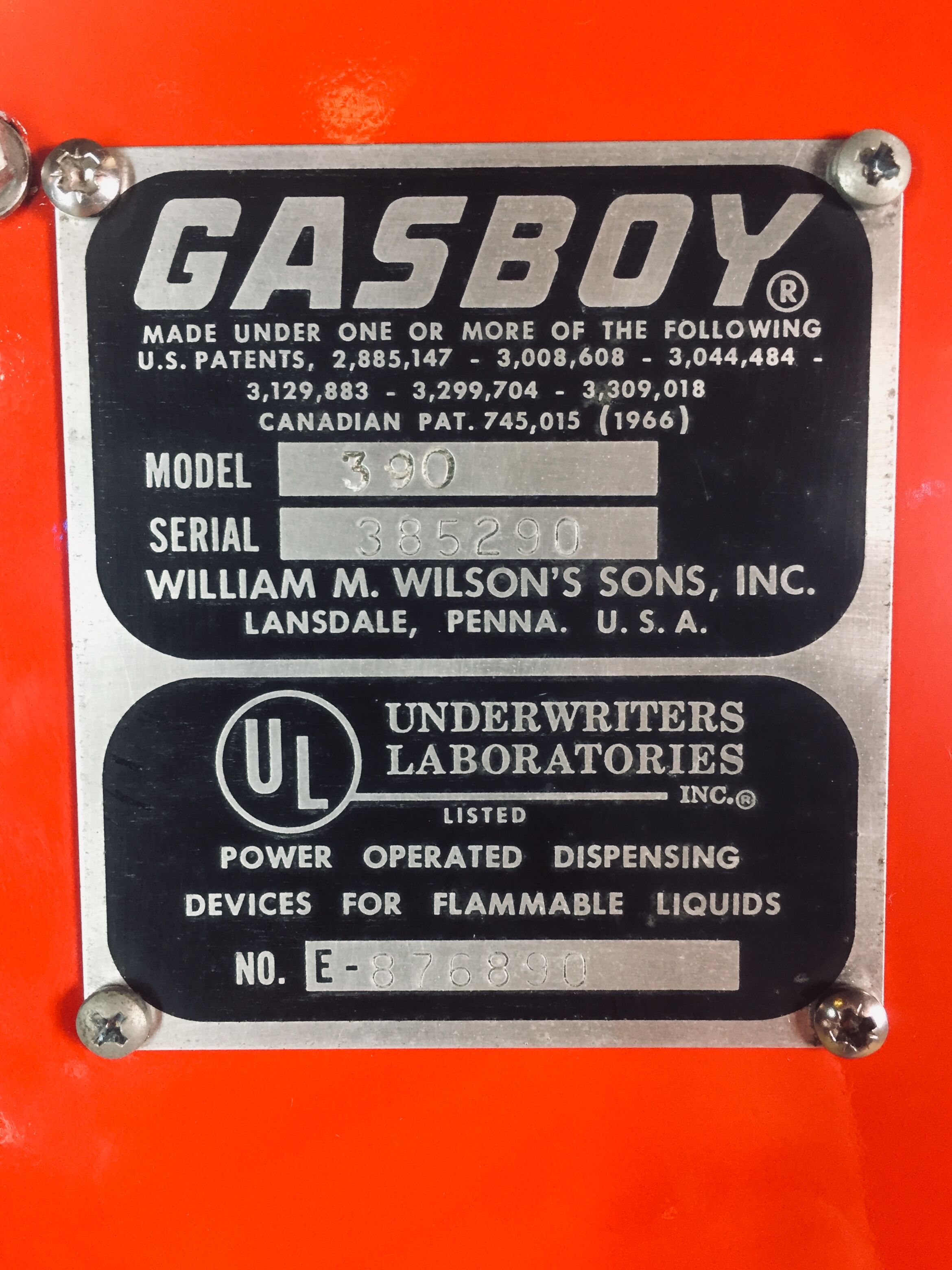 Gasboy gas pump