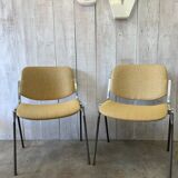 Series of 4 chairs by Piretti Giancarlo, Castelli