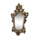 Miroir en bois sculpté doré d'époque régence 60x97cm