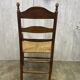 Vintage straw armchair