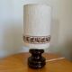 Lampe et abat-jour céramique vintage, 1970