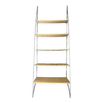 "The Artist" wood and metal shelf by Ikea, 1990