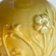 Lamp vintage yellow ceramic ball